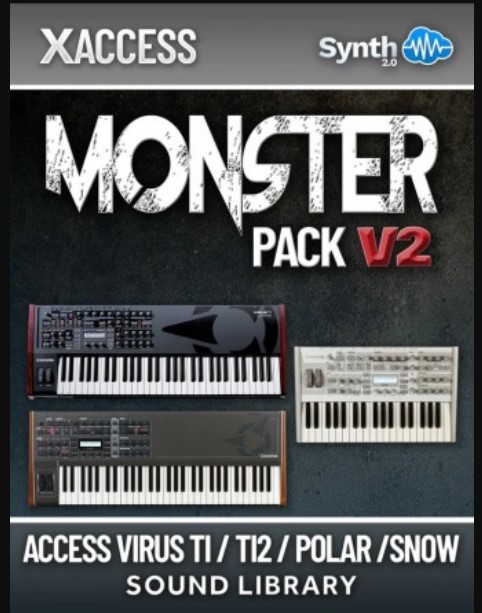 SynthCloud Monster Pack V.2 Access Virus TI TI2 Polar Snow