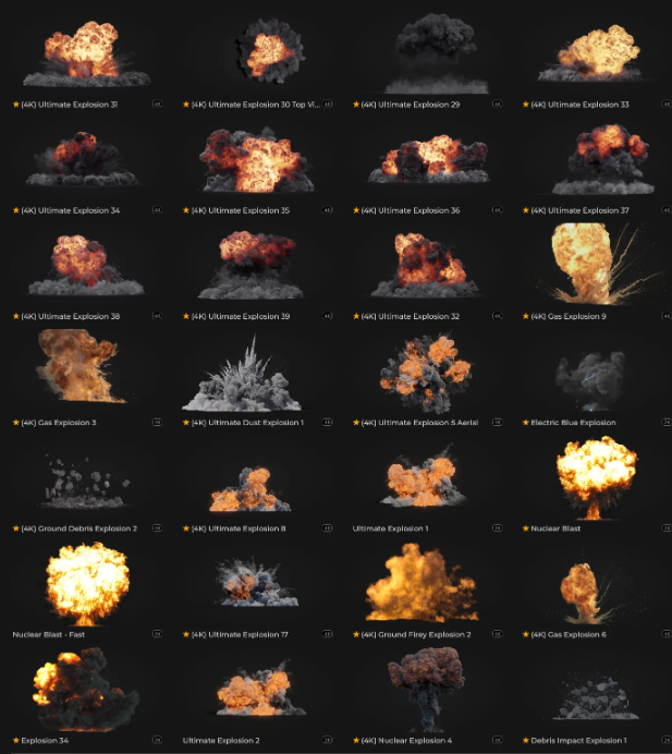 Production Crate Ground Explosions Vol (1-3)