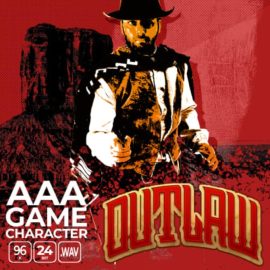 Epic Stock Media AAA Game Character Outlaw (Premium)